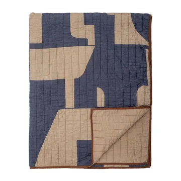Roosi throw 130x150 cm - Blue - Bloomingville