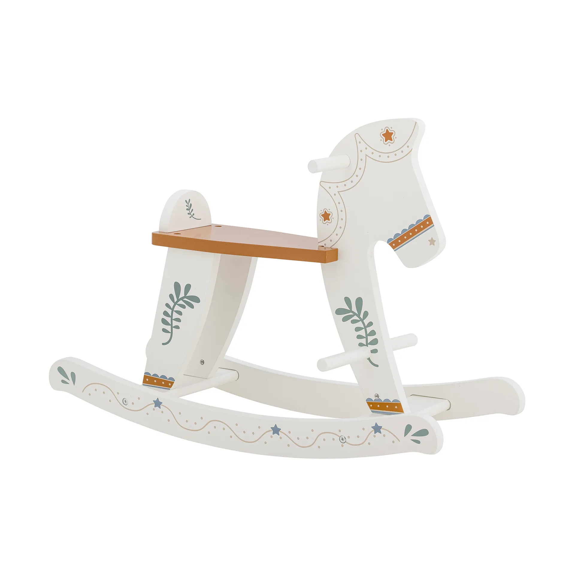 Ruddy rocking horse, White Bloomingville