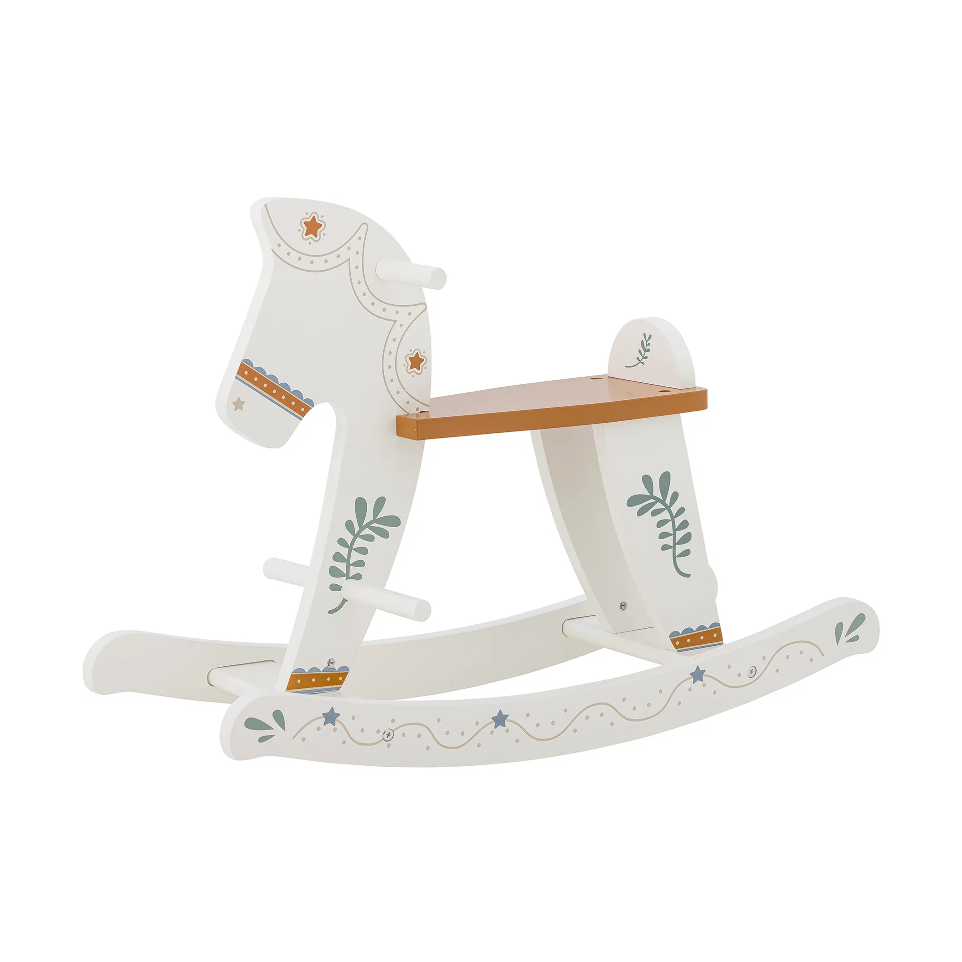 Ruddy rocking horse, White Bloomingville