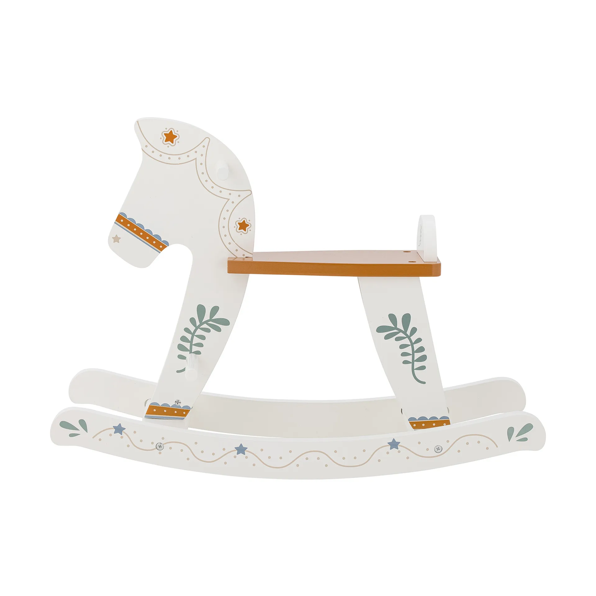 Ruddy rocking horse, White Bloomingville