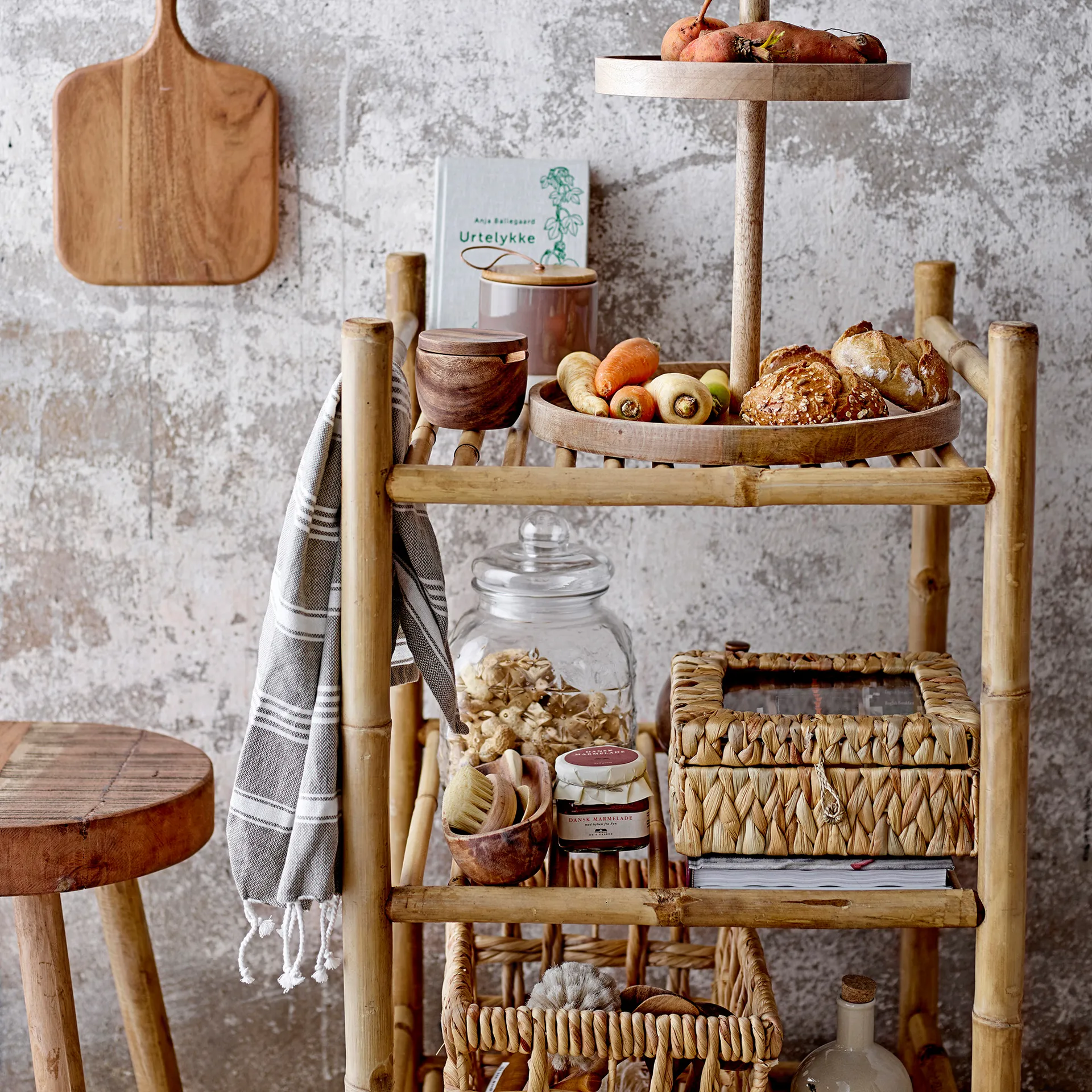 Saime storage basket 2 pieces, nature Bloomingville