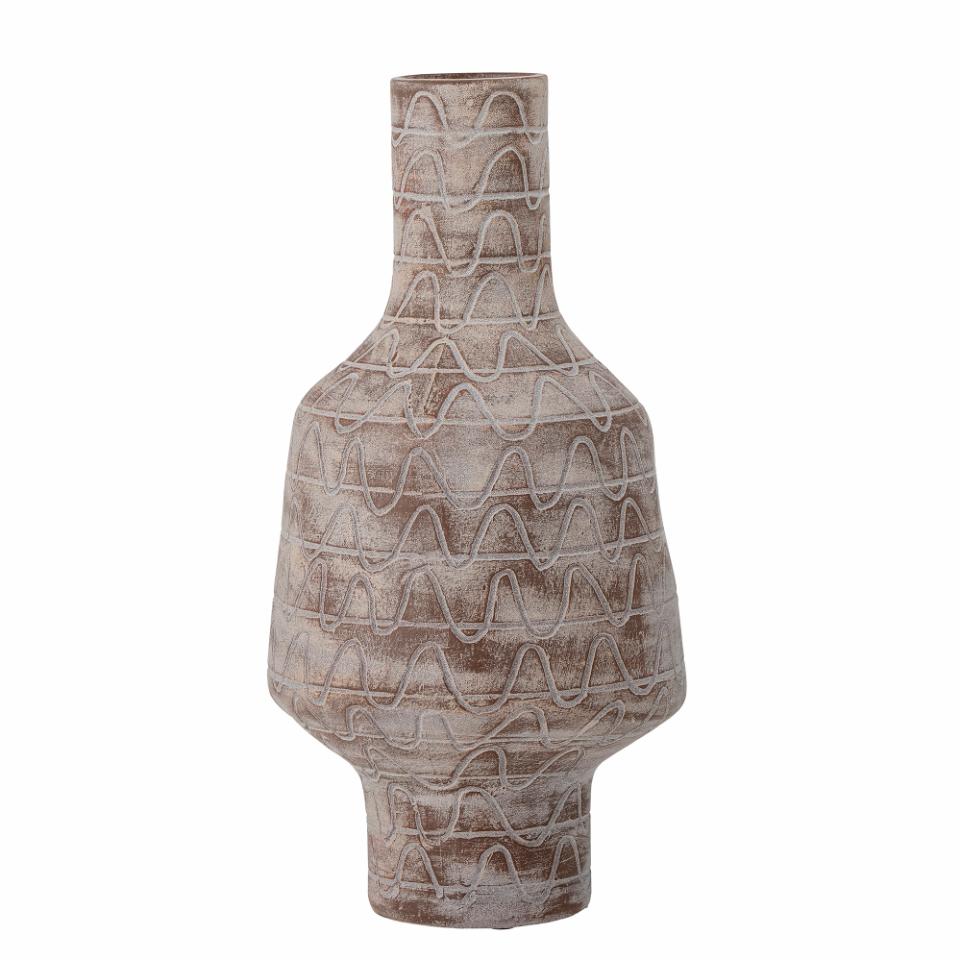Bloomingville Saku vase o20 cm Brown | Scandinavian Design | Vases | Beige