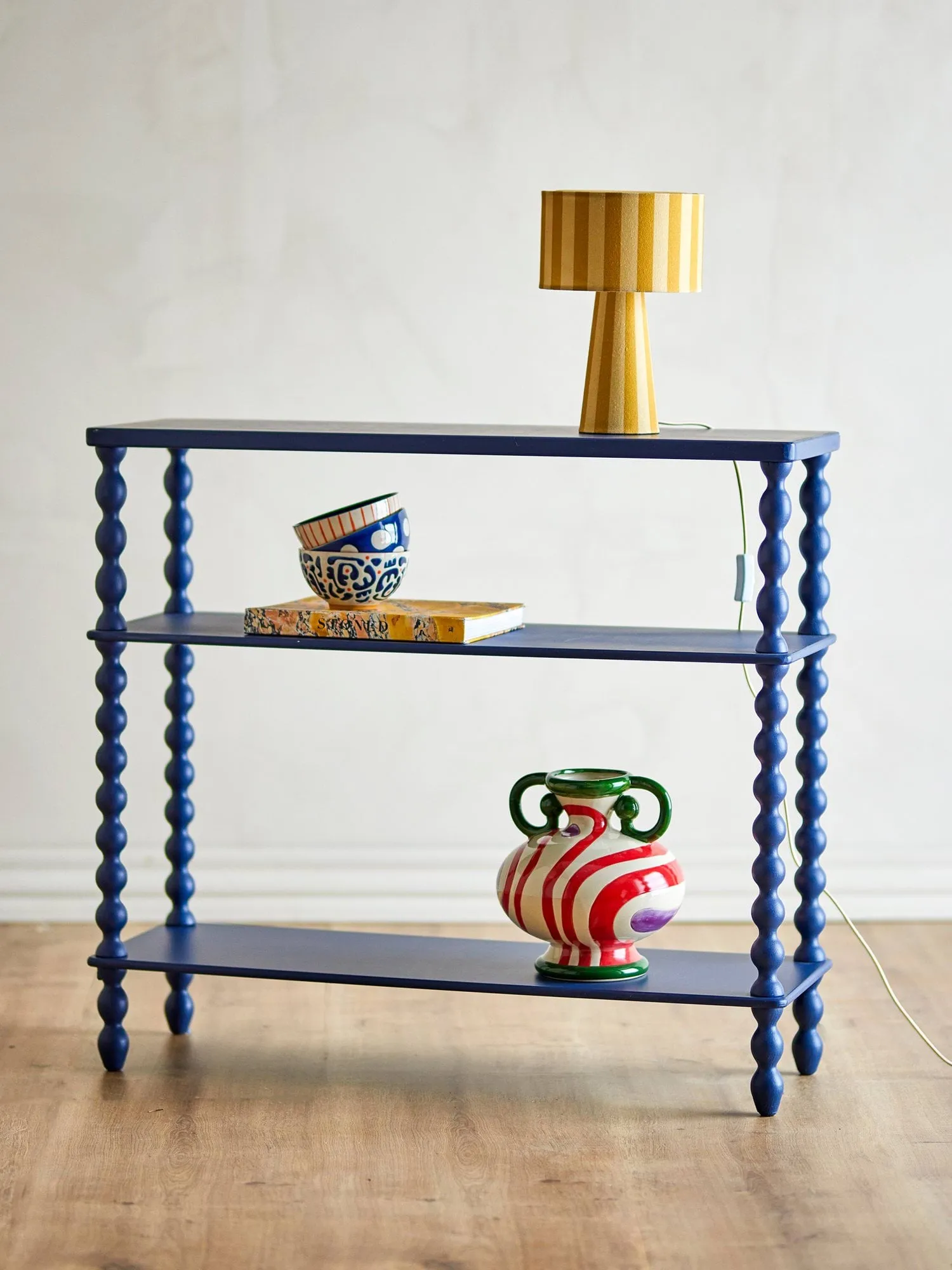 Salino console table, Blue, 90x81 cm Bloomingville