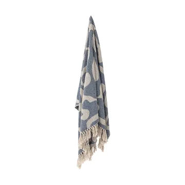 Salobre throw cotton 160x130 cm - Blue - Bloomingville