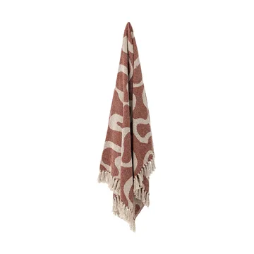 Salobre throw cotton 160x130 cm - Brown - Bloomingville