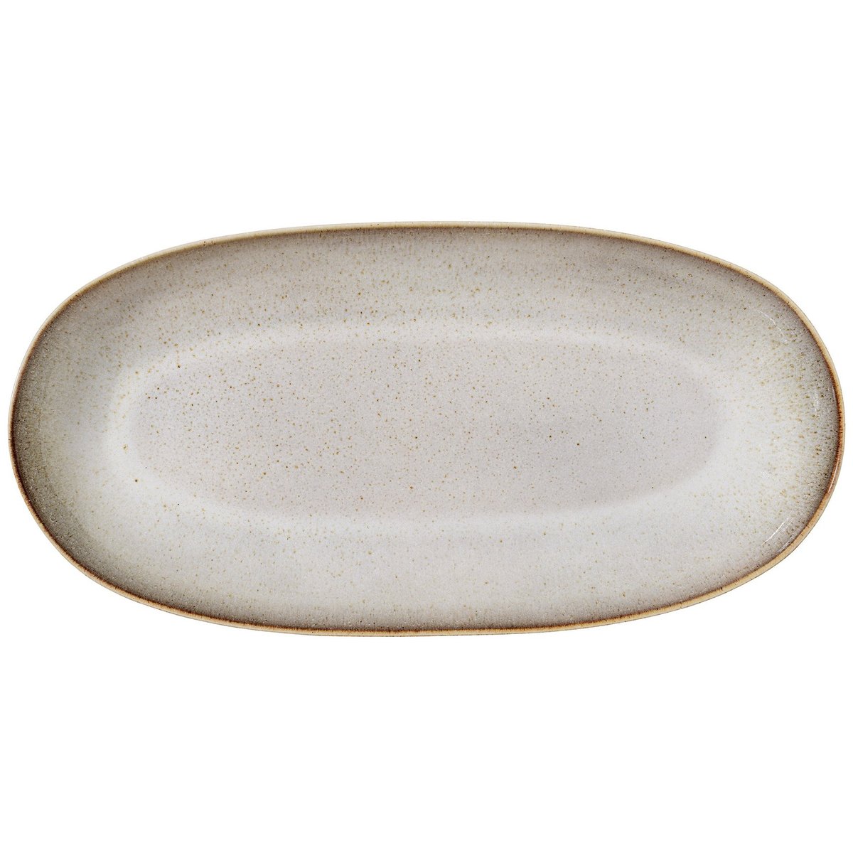 Bloomingville Sandrine large serving platter light grey