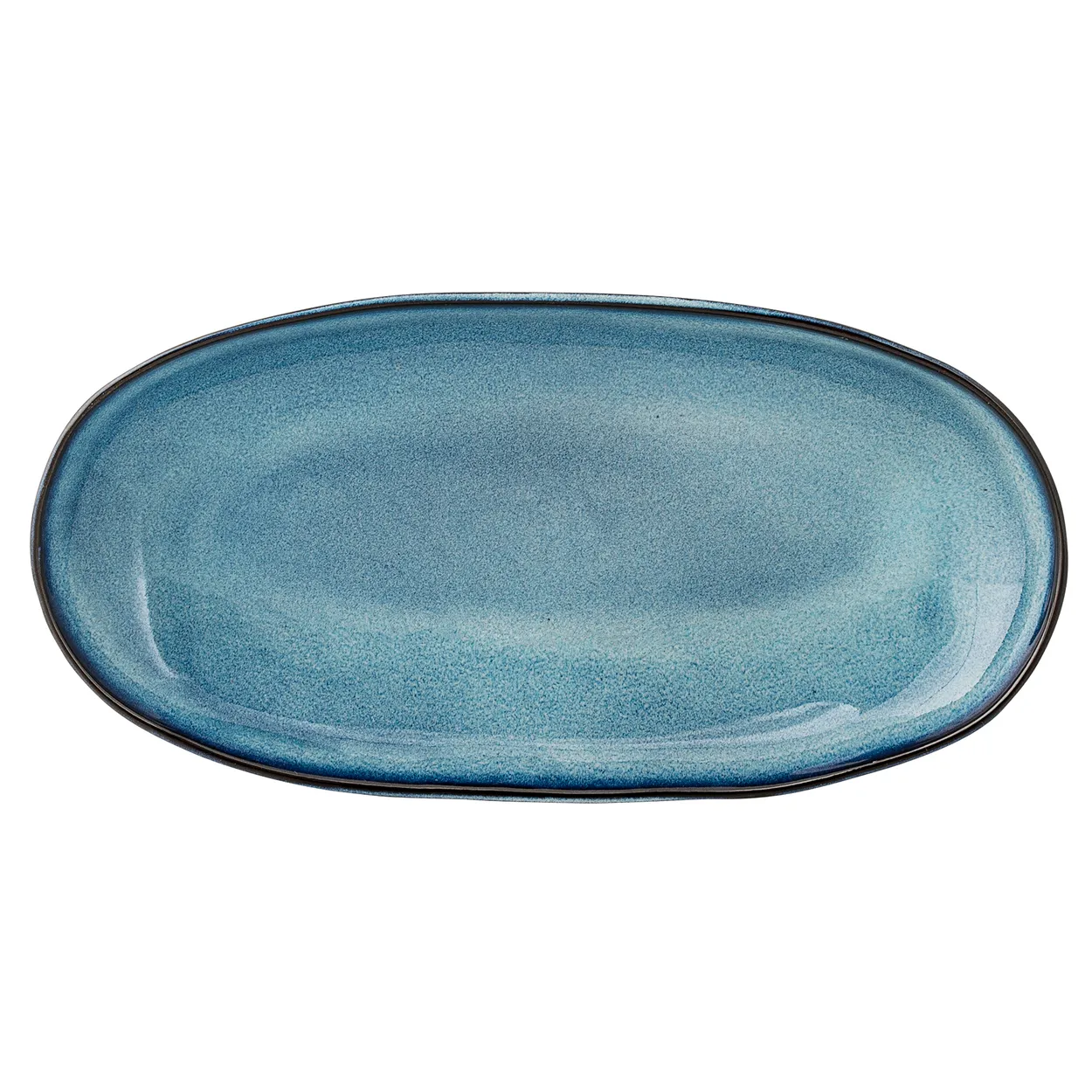Bloomingville Sandrine medium serving platter blue | Scandinavian Design | Serving platters & dishes | Blue