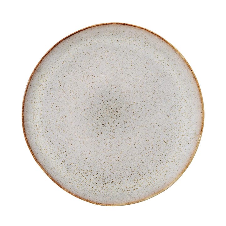 Sandrine plate Ø 28.5 cm - light grey - Bloomingville
