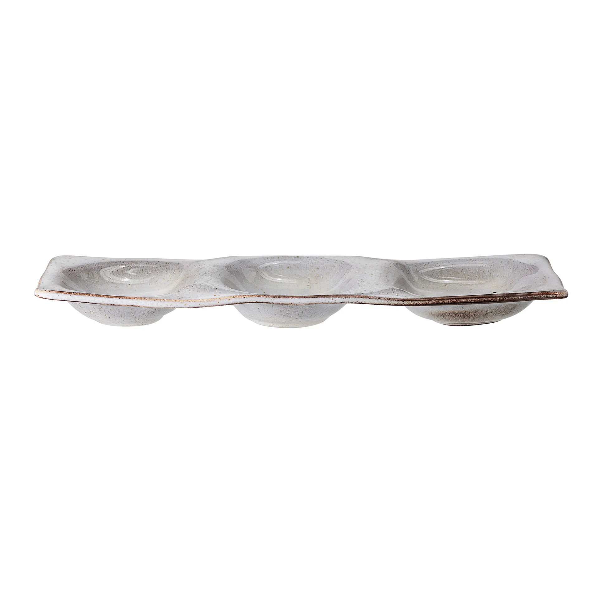 Sandrine serving saucer 13x36 cm, light grey Bloomingville