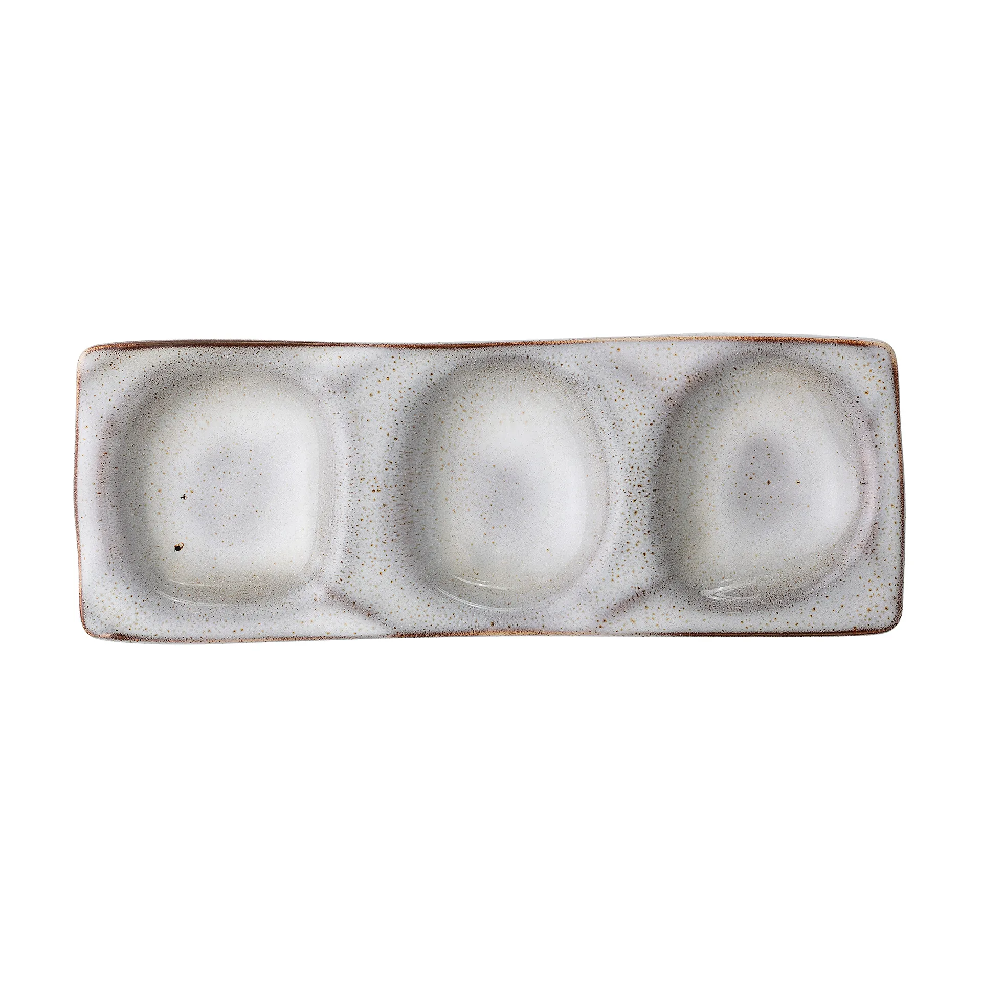 Sandrine serving saucer 13x36 cm, light grey Bloomingville