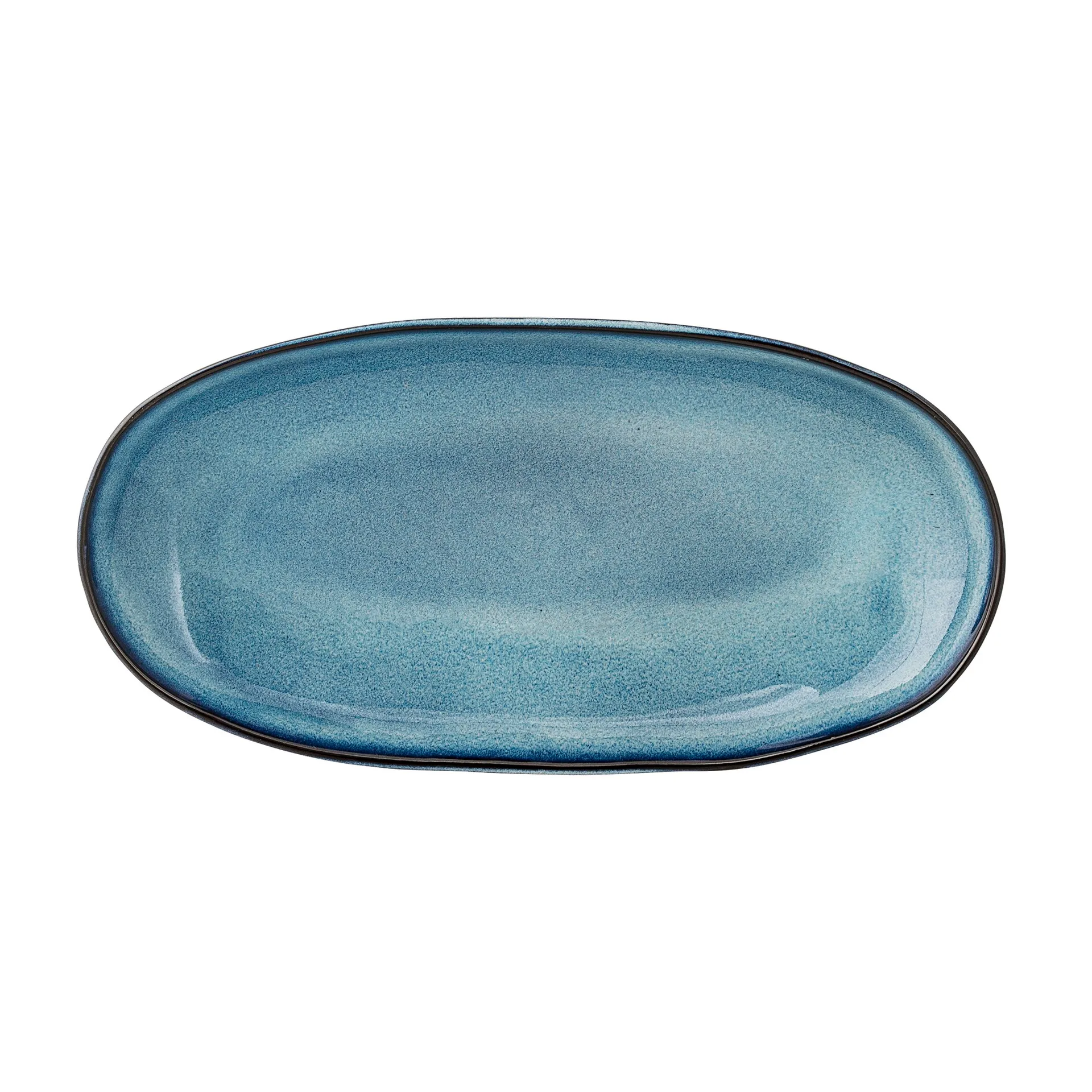 Sandrine small serving platter, blue Bloomingville
