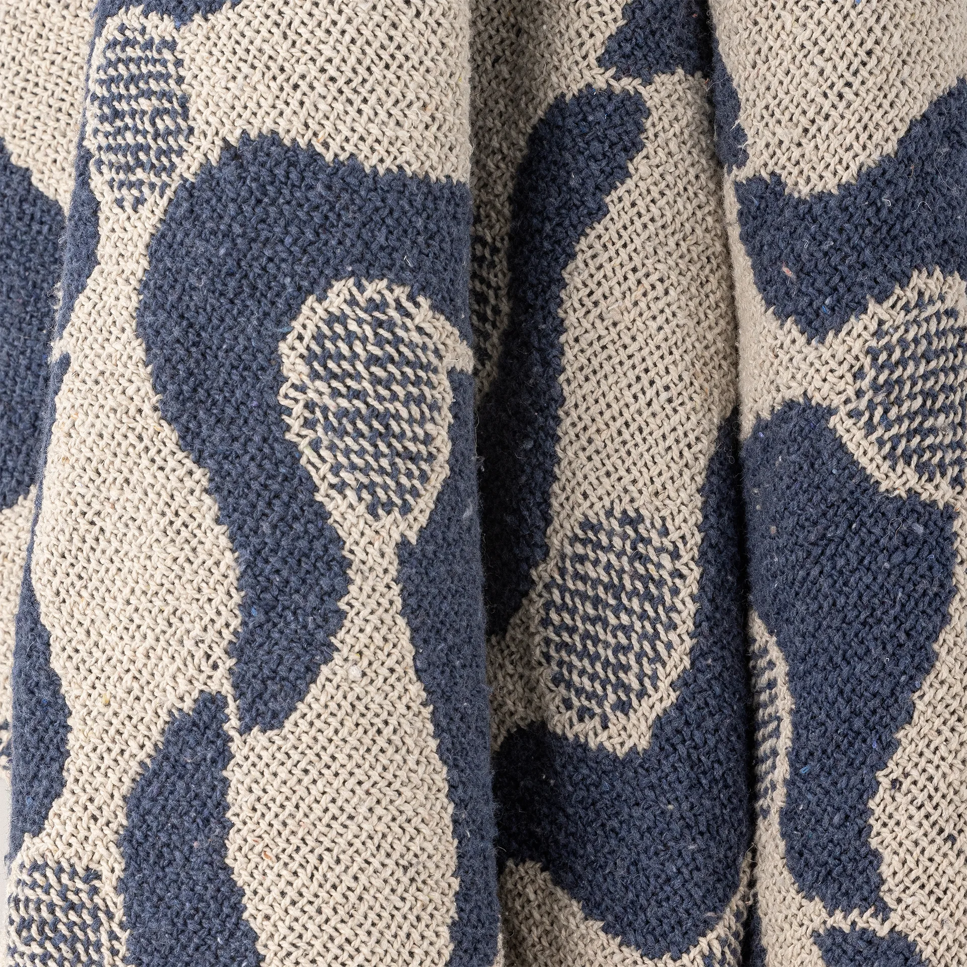 Santena throw 130x160 cm, Blue Bloomingville