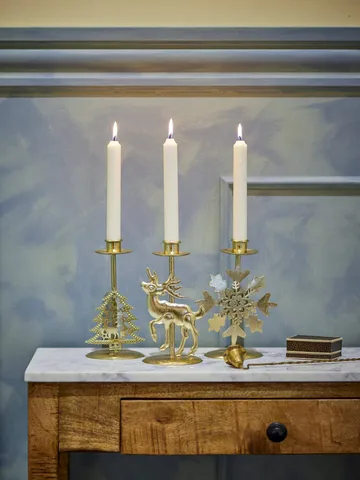 Sauda candleholder - Gold, 3 pieces, 20 cm - Bloomingville