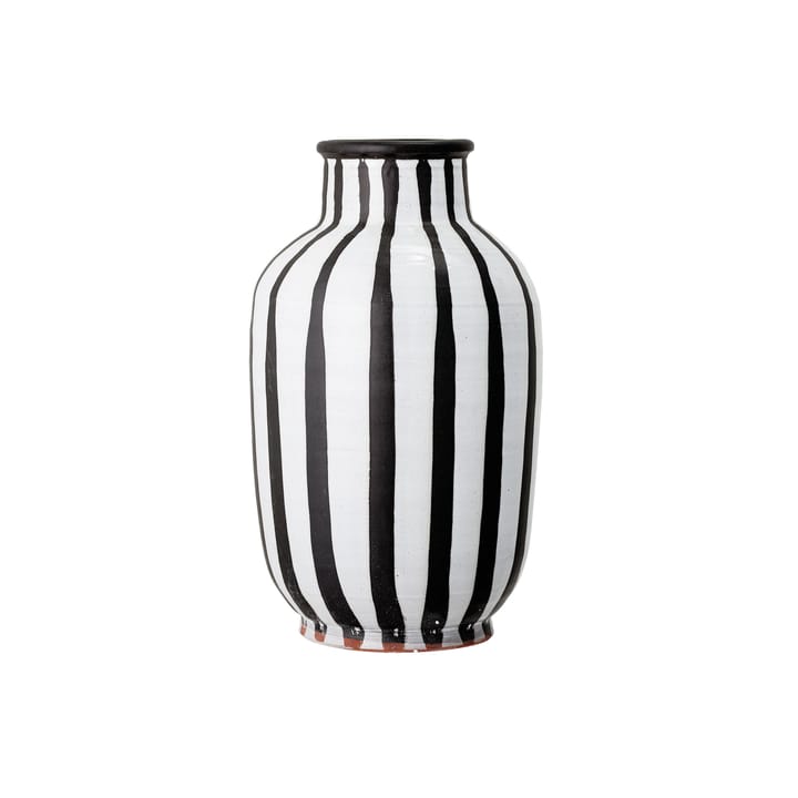 Schila vase terracotta 44 cm - black and white - Bloomingville