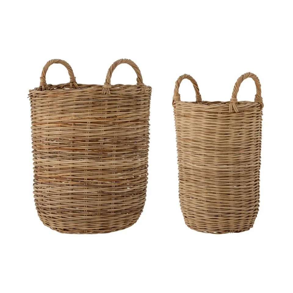 Bloomingville Sede basket 2-pack Brown | Scandinavian Design | Storage baskets | Beige
