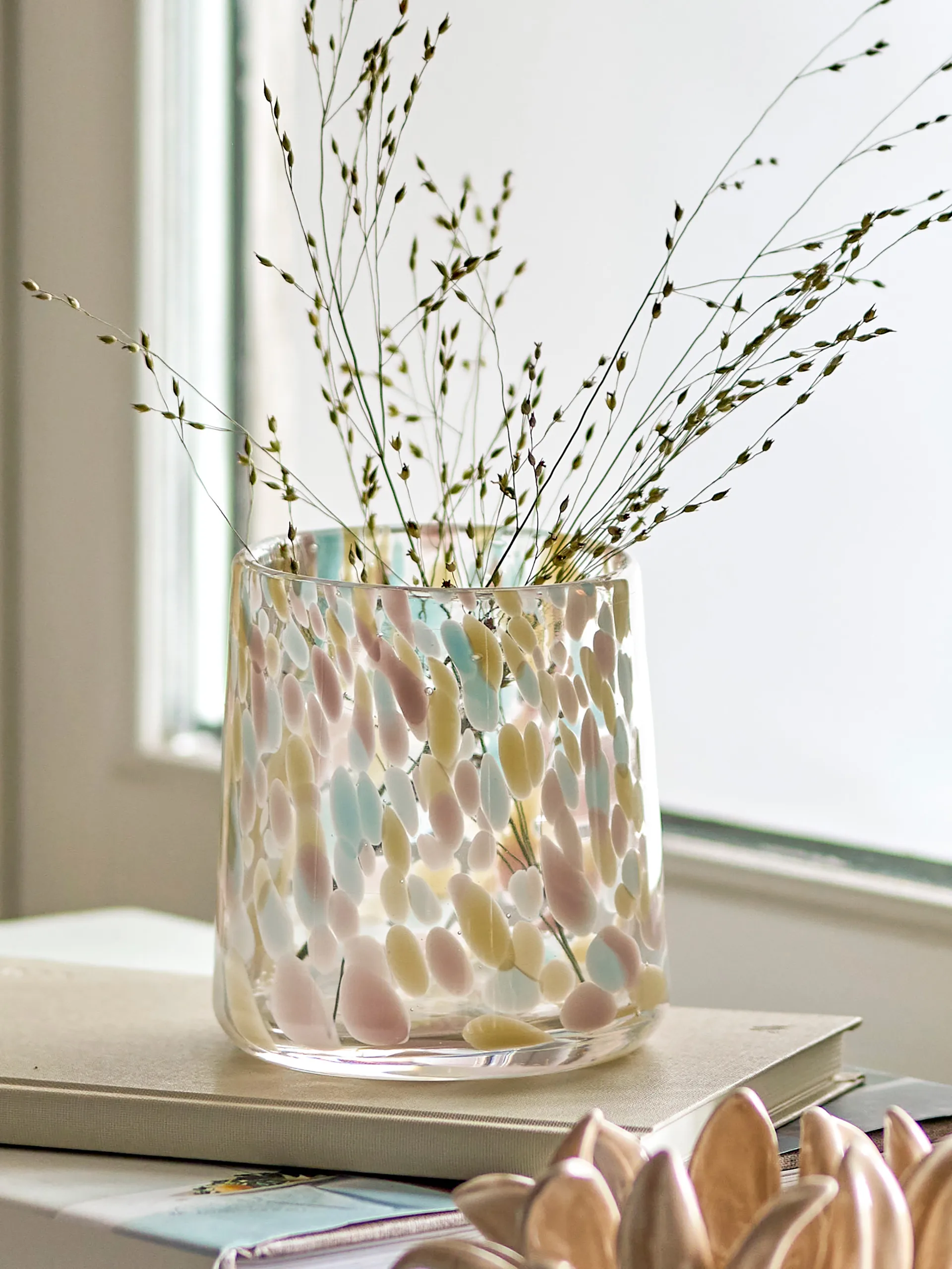 Selina lantern Ø9x10 cm, Rose Bloomingville