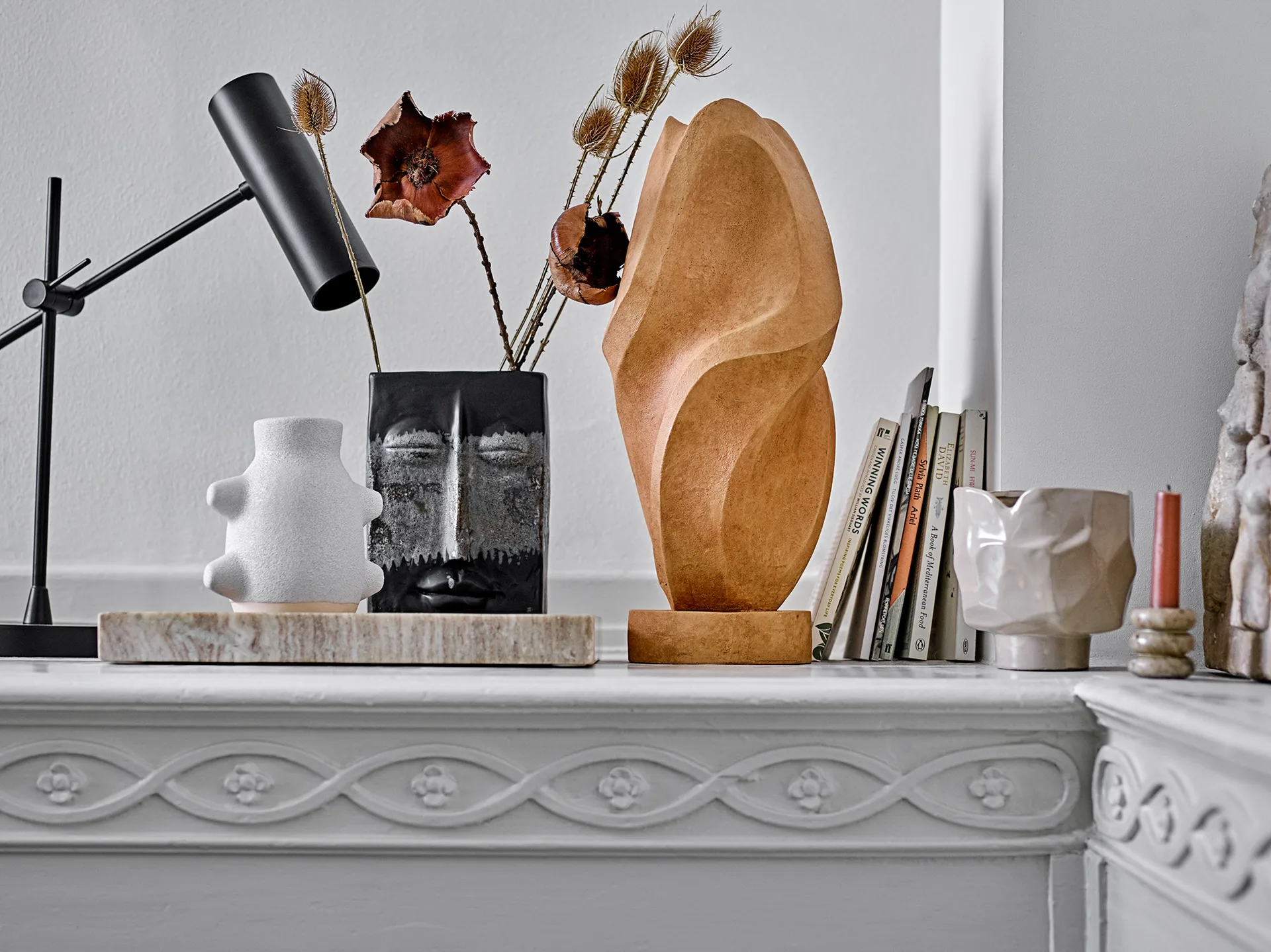 Sella flower pot Ø12.5 cm, grey Bloomingville