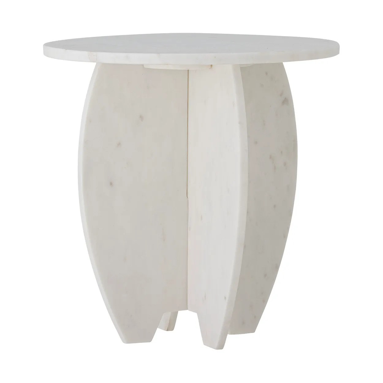 Bloomingville Sendai pedestal o30,5x31 cm White marble