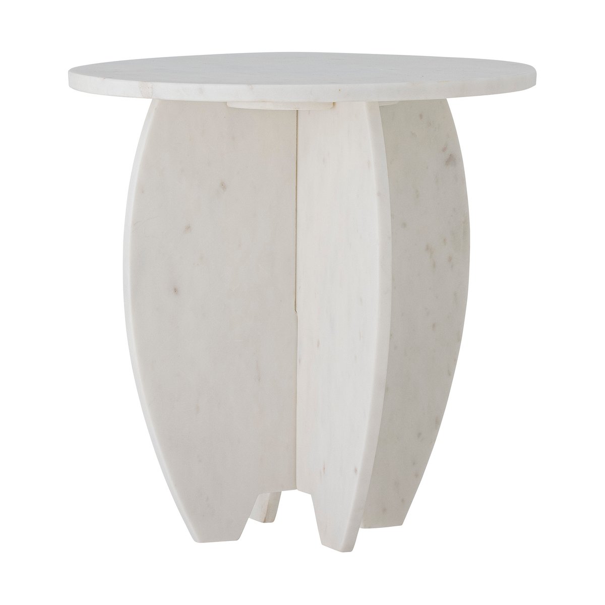 Bloomingville Sendai pedestal o30,5x31 cm White marble