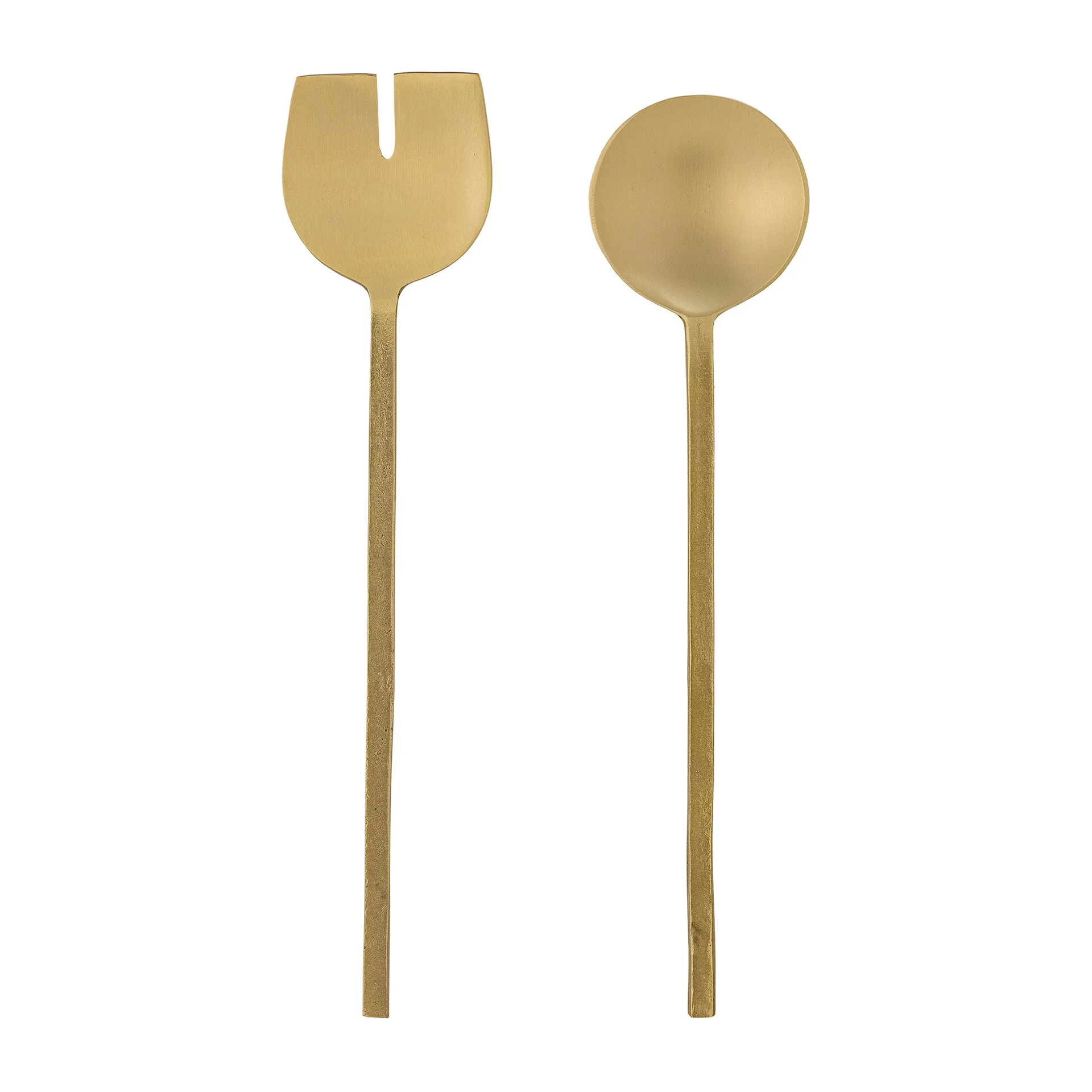 Serra salad cutlery 2 pieces, brass Bloomingville