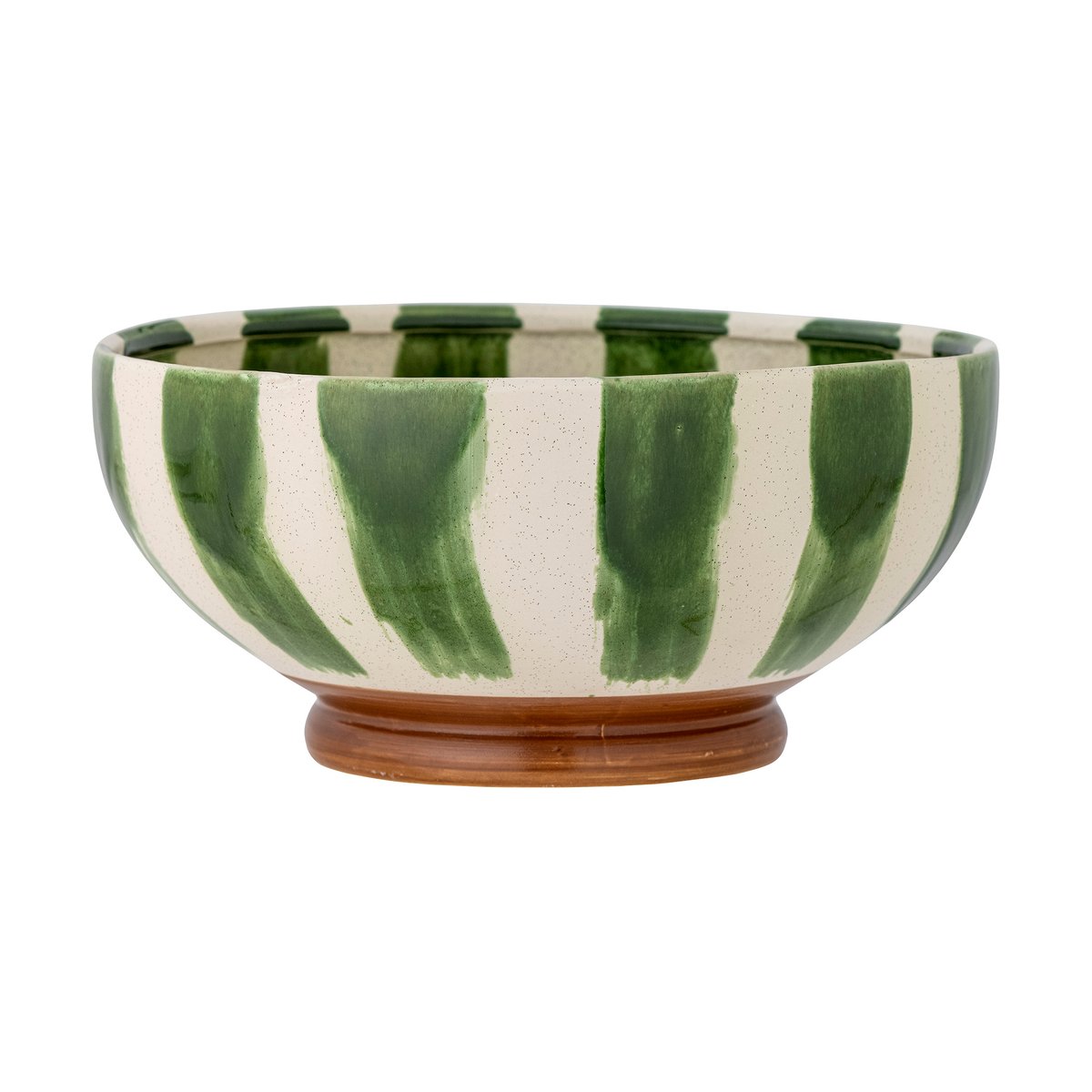 Bloomingville Shakti serving bowl o26 cm Green-white