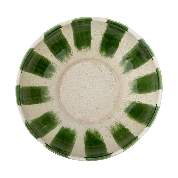 Shakti serving bowl Ø26 cm - Green-white - Bloomingville