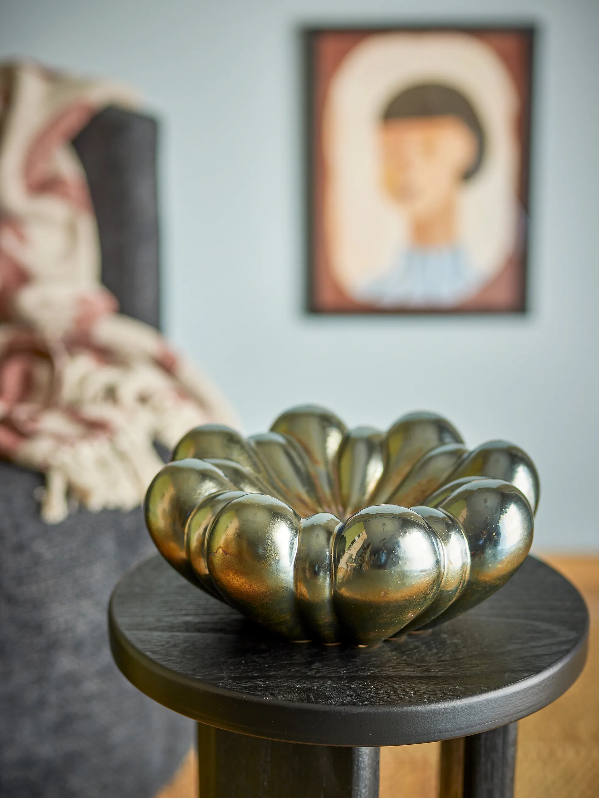 Sheeran bowl Ø31 cm, Silver Bloomingville