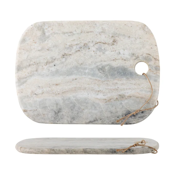 Sibelle marble cutting board 30.5x22.5 cm - Natural - Bloomingville