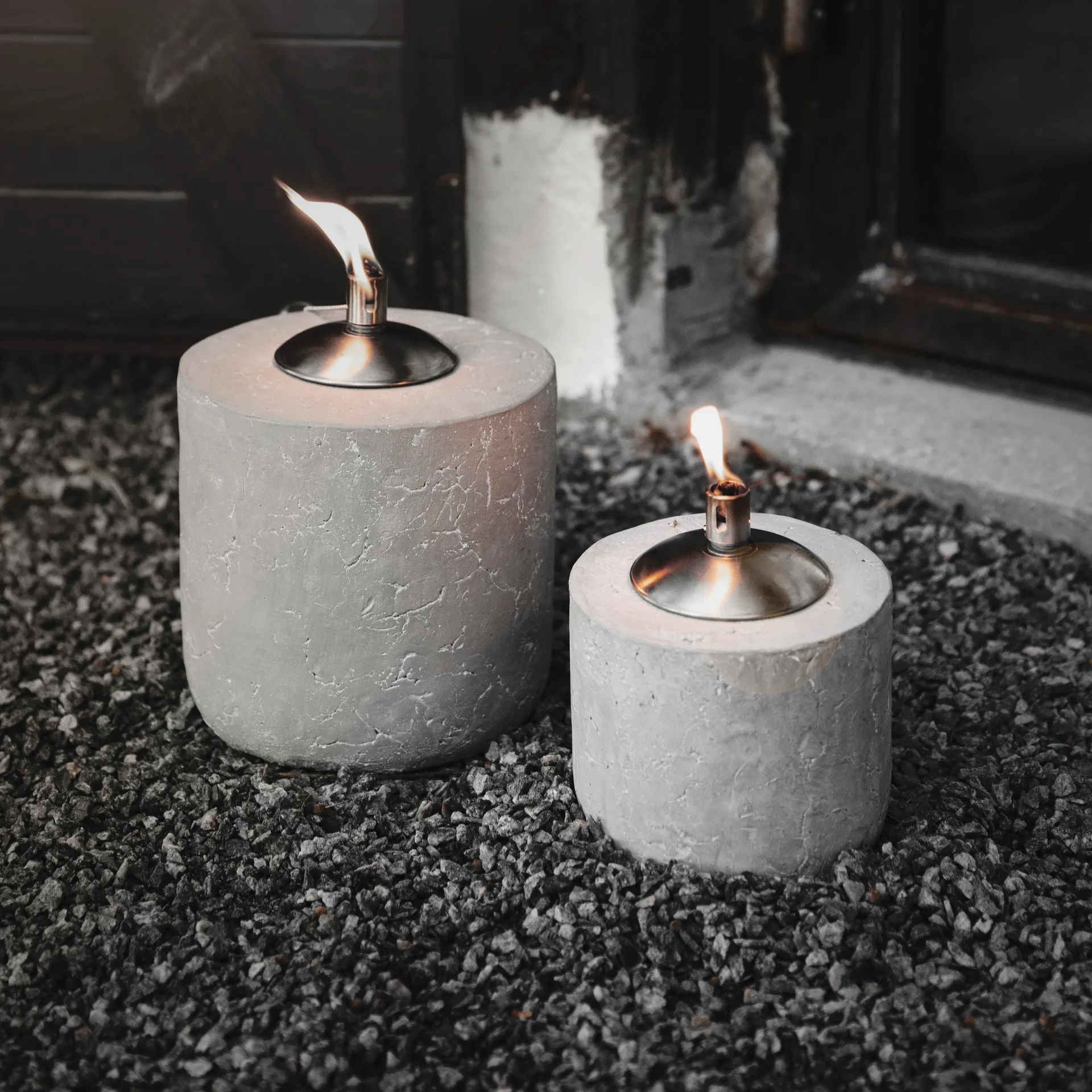 Sienna serving bowls, Orange-black Bloomingville