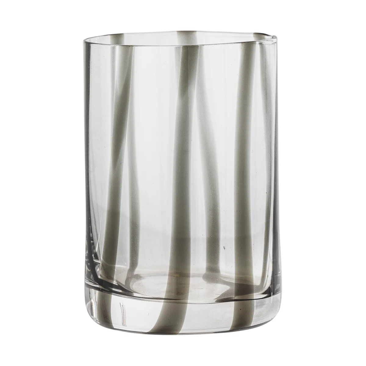 Bloomingville Silja drinking glass 37 cl Black-clear