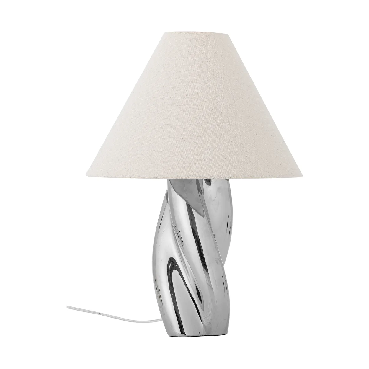 Bloomingville Silva table lamp o35 cm Silver | Scandinavian Design | Desk & table lamps | Silver-coloured
