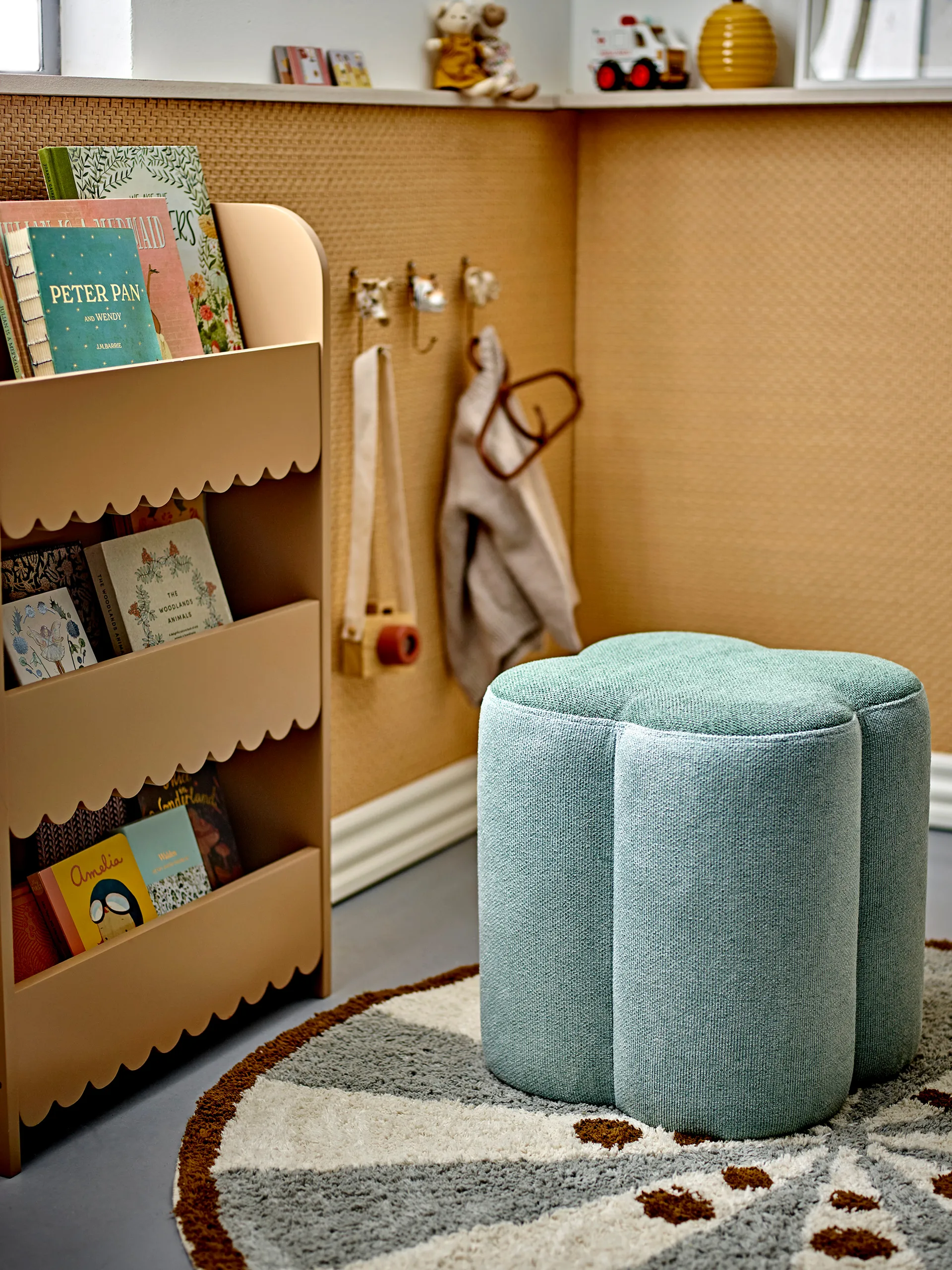 Sissel pouf 38 cm, Green Bloomingville