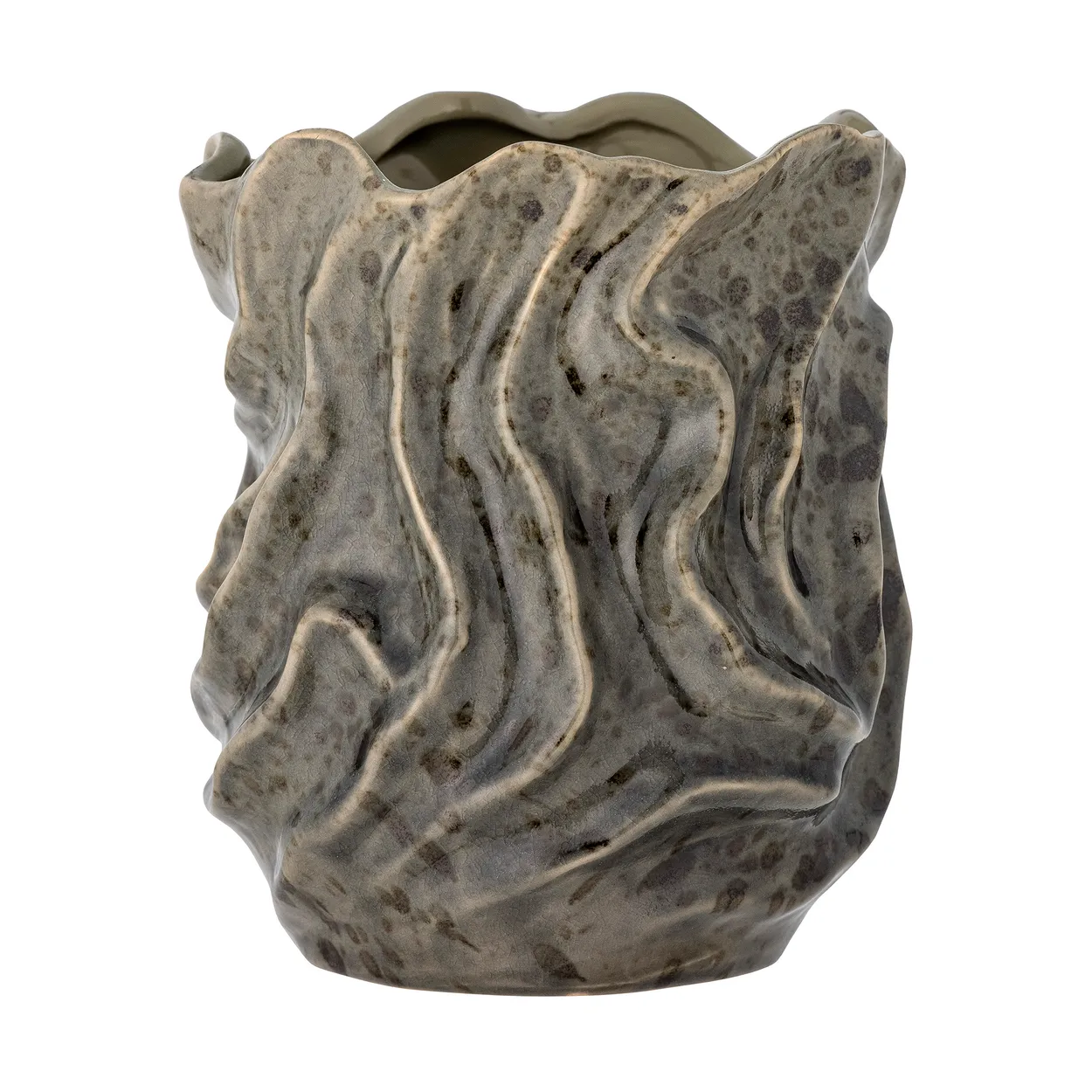 Bloomingville Soumia vase 19 cm Grey | Scandinavian Design | Vases | Grey