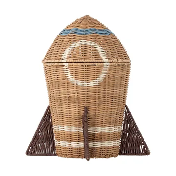 Space rattan basket with lid 31x35 cm - Natural - Bloomingville