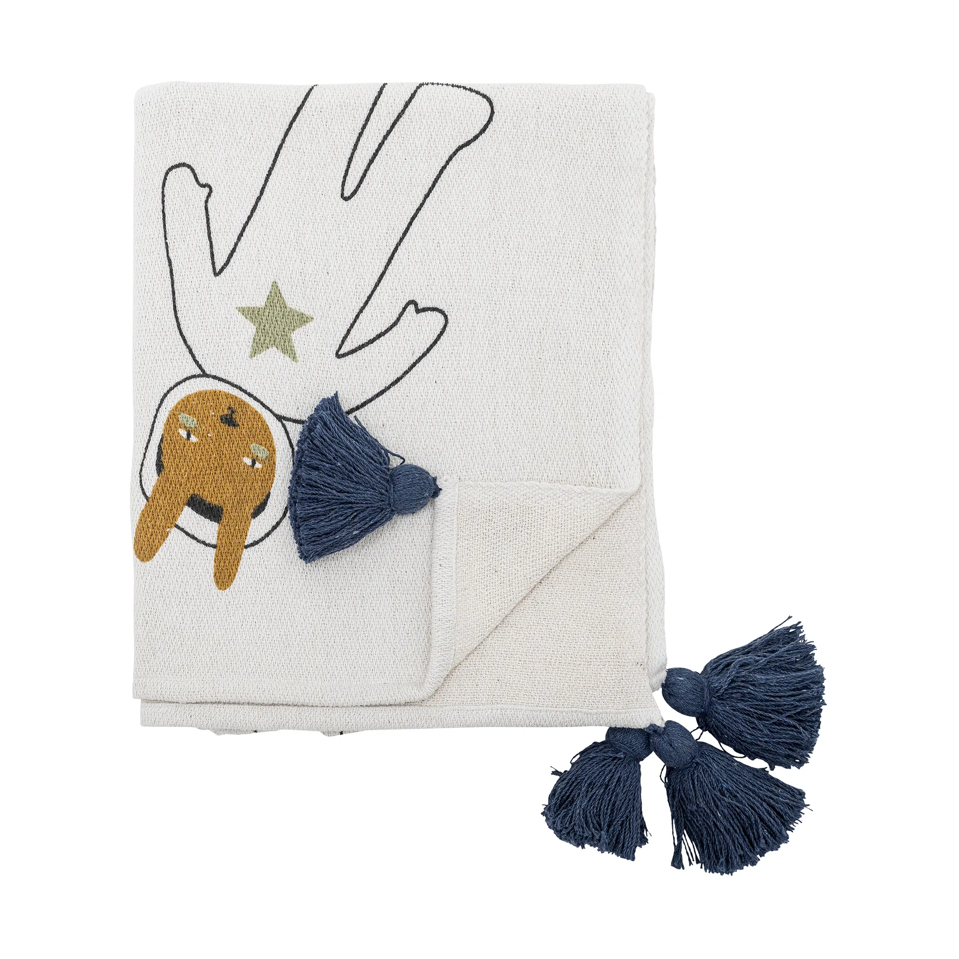 Space throw 130x160 cm, White Bloomingville