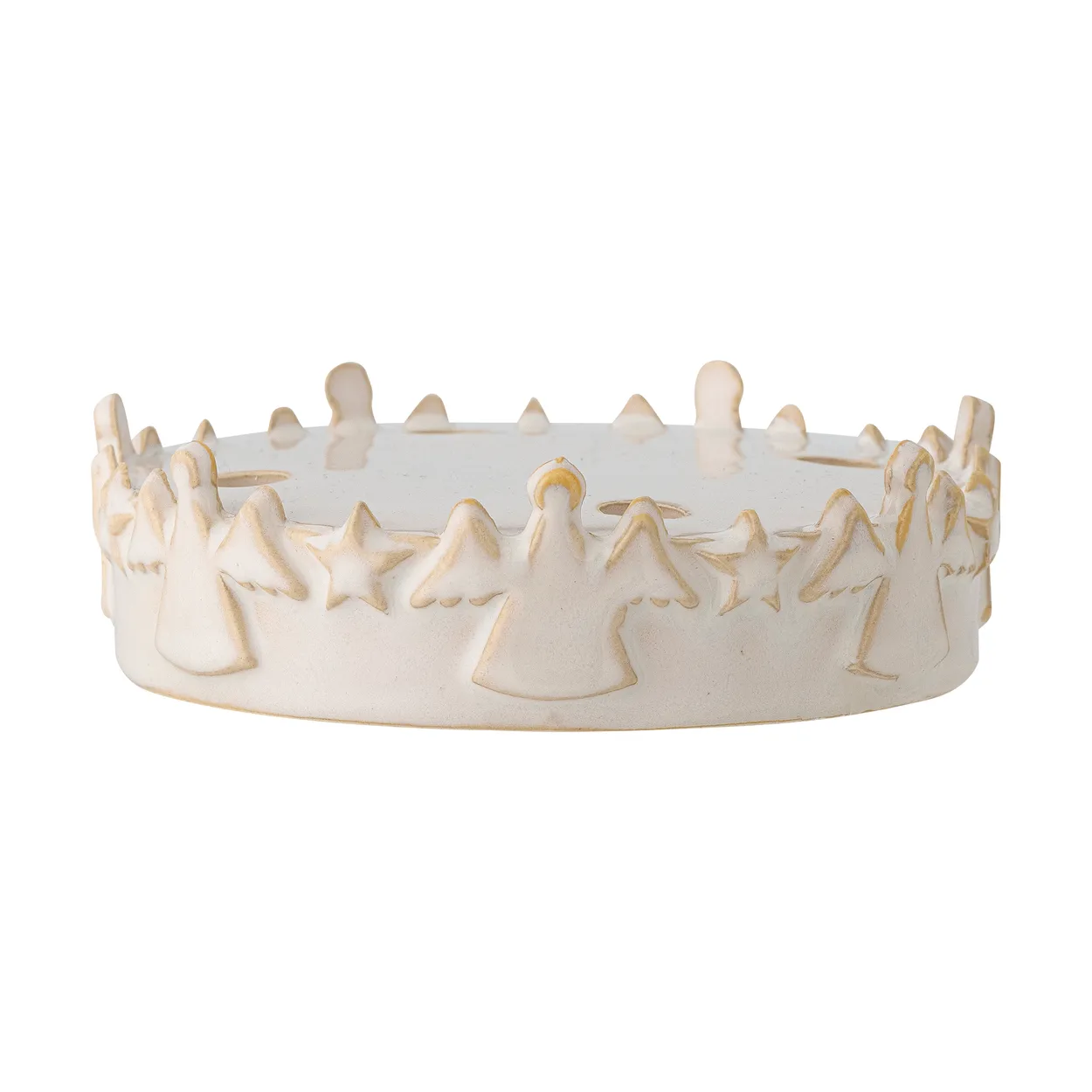 Bloomingville Starry Advent candle holder White | Scandinavian Design | White