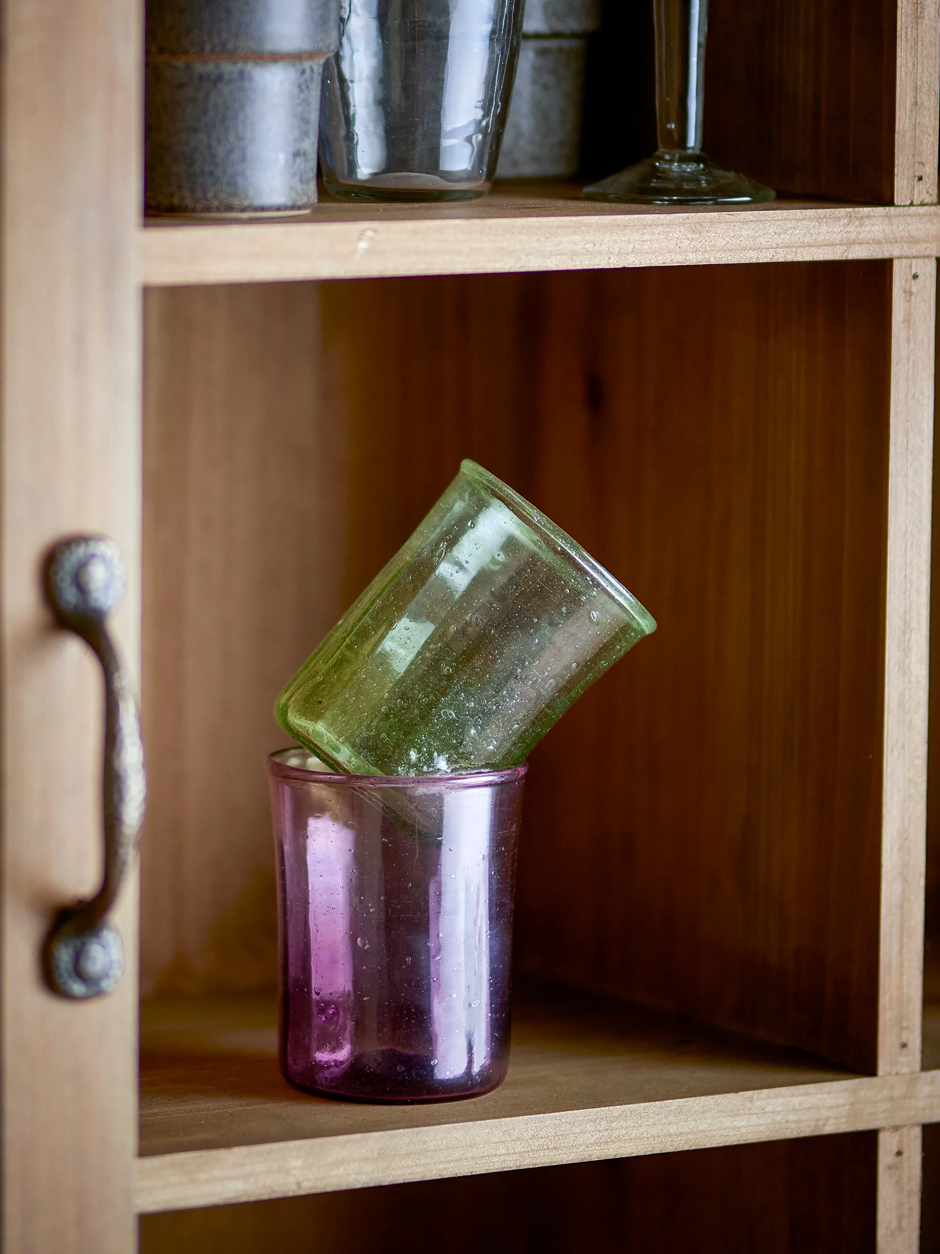 Sunil drinking glass 2-pack, Green Bloomingville