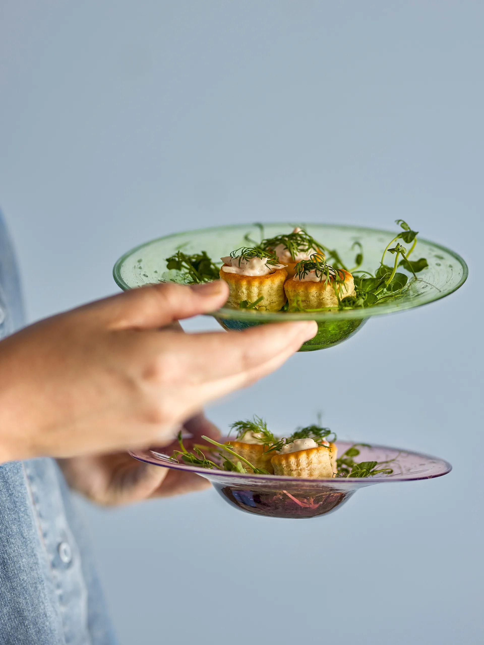 Sunil side plate 2-pack, Green Bloomingville