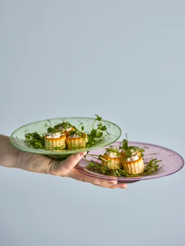 Sunil side plate 2-pack - Green - Bloomingville