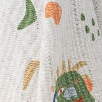 Sylvie cotton throw 160x130 cm - Natural - Bloomingville