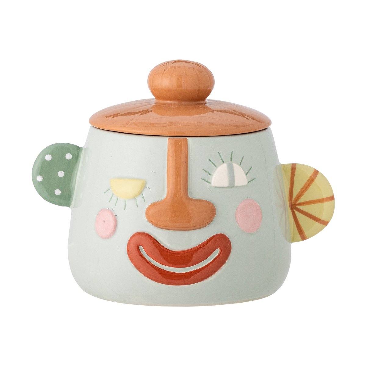 Bloomingville Sylvie jar with lid Ø12 cm Multi