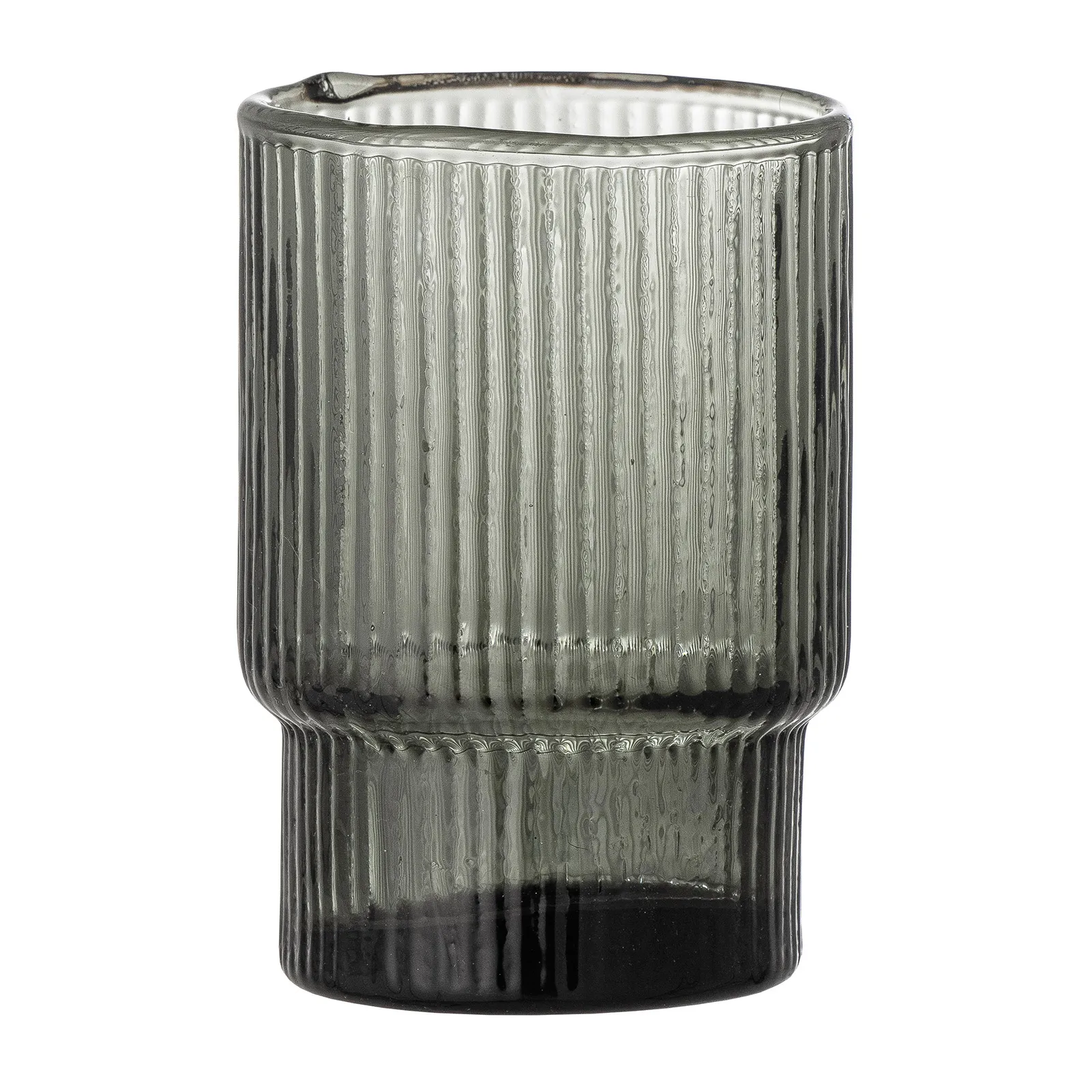 Tabita drinking glass 16 cl, grey Bloomingville