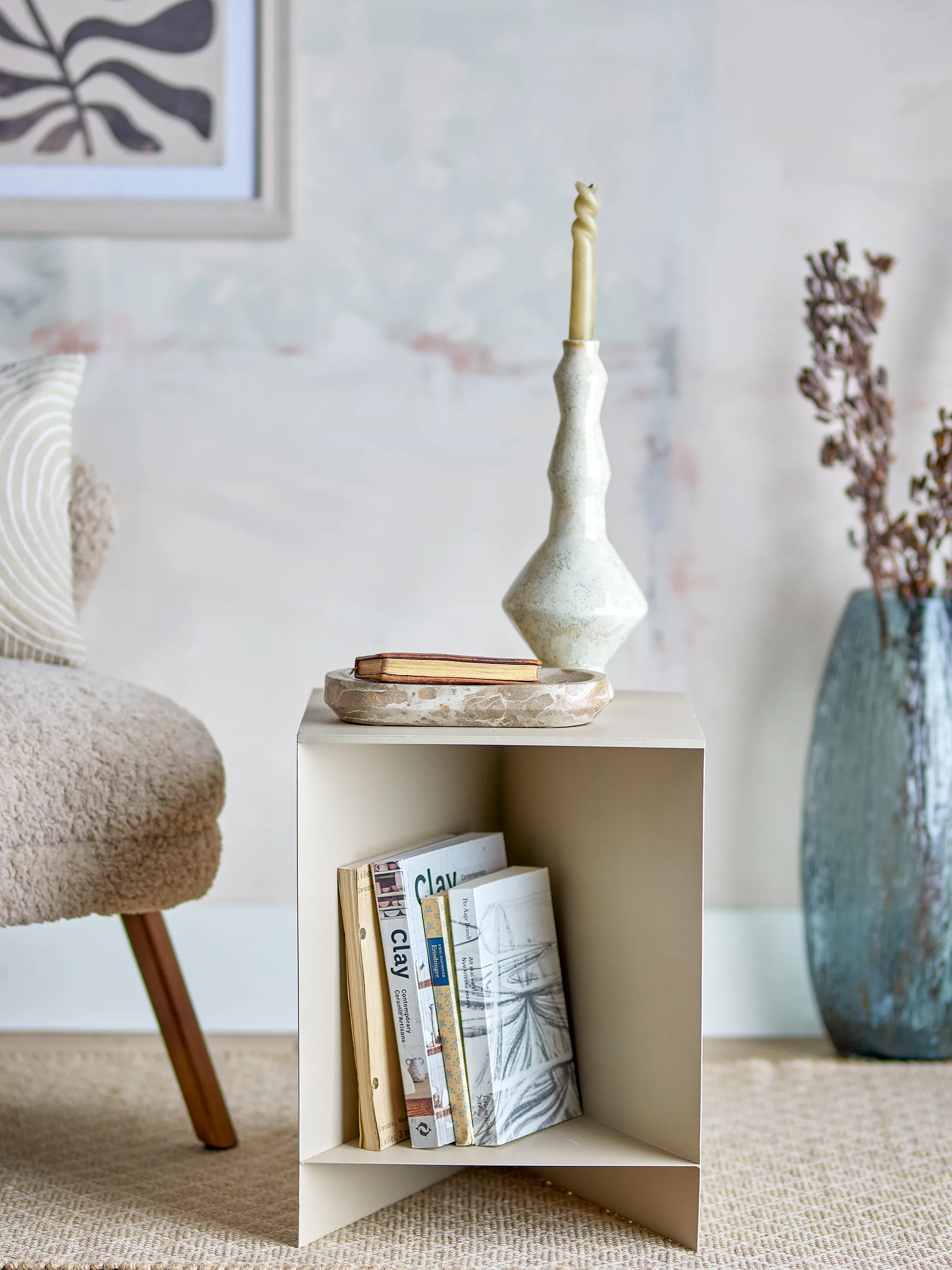 Tasha side table 35x45 cm, Natural Bloomingville