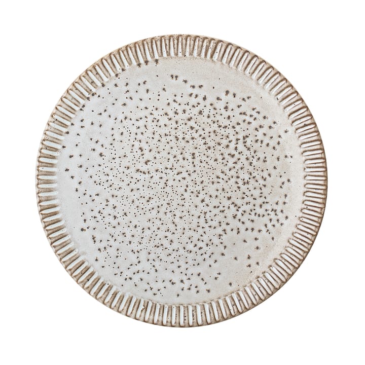 Thea plate stoneware grey - 20 cm - Bloomingville