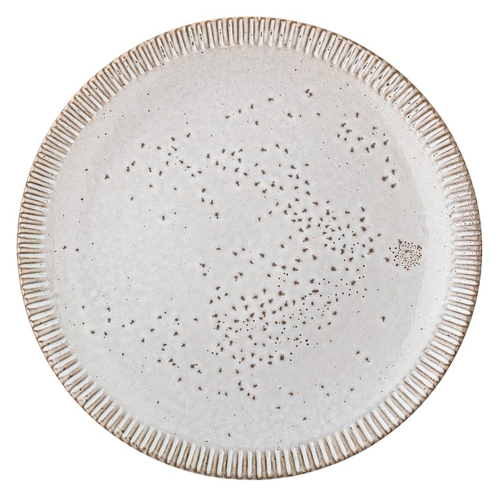 Thea plate stoneware grey - 27 cm - Bloomingville