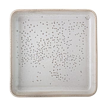 Thea serving plate stoneware 25x25 cm - Grey - Bloomingville