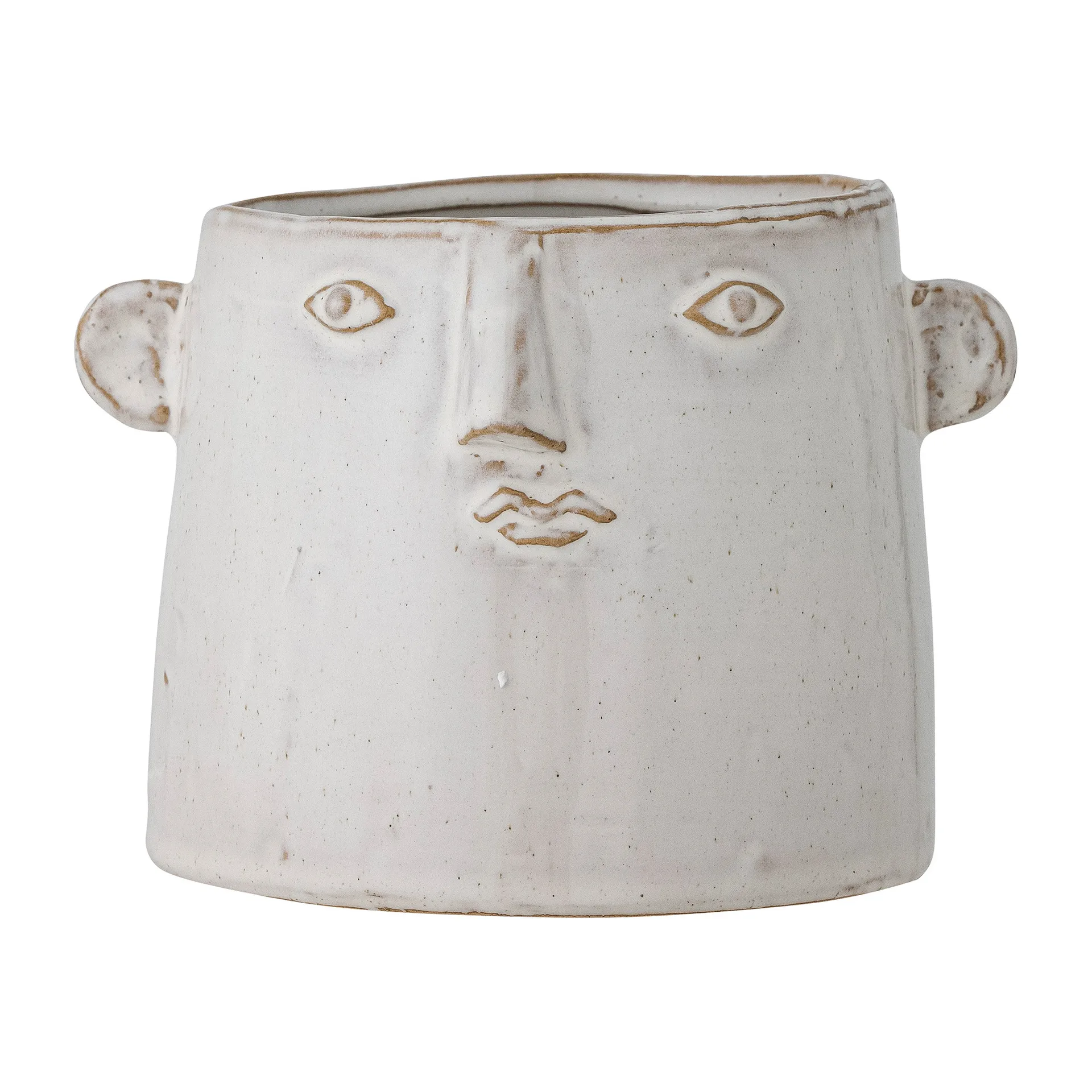 Theis flower pot Ø14.5 cm, White Bloomingville