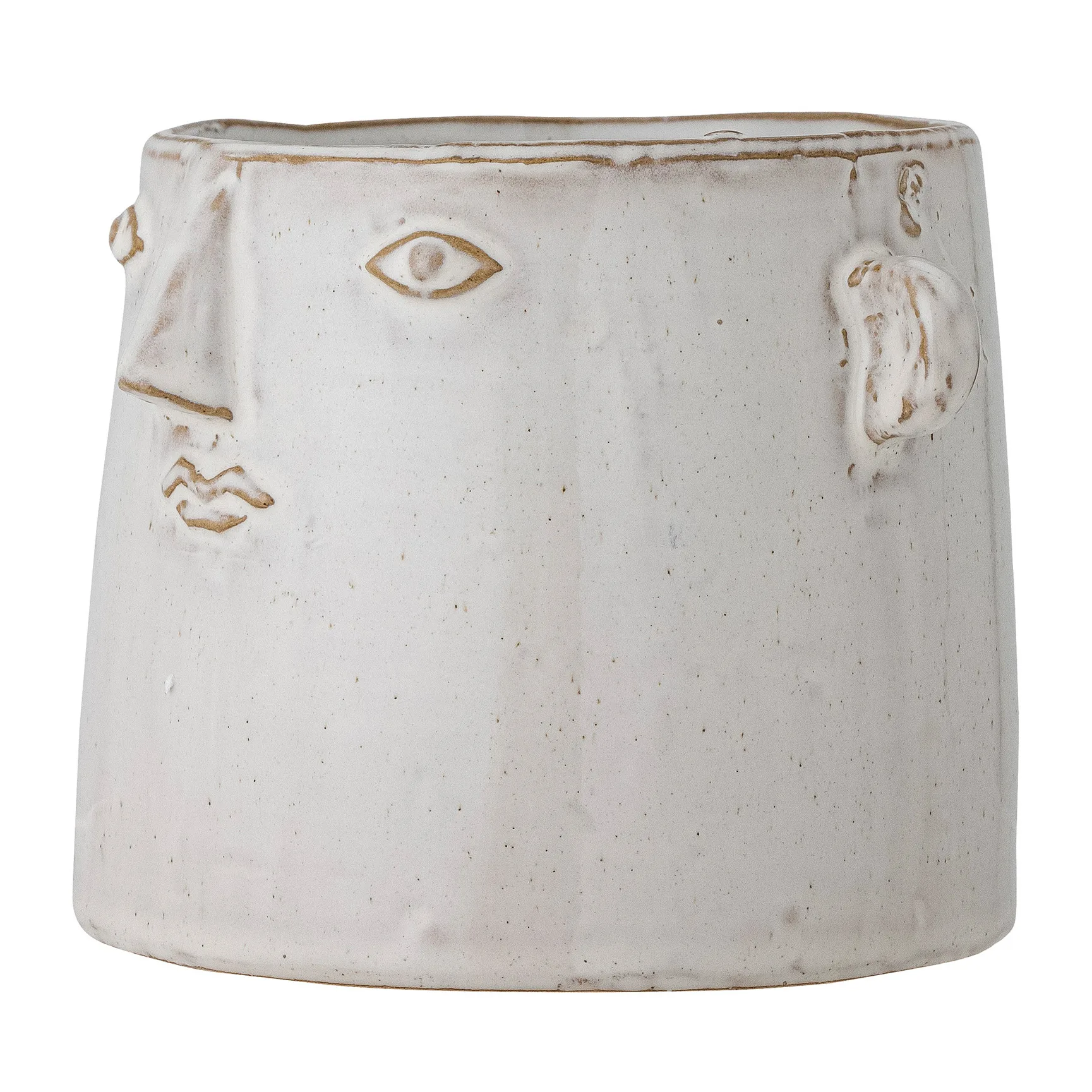 Theis flower pot Ø14.5 cm, White Bloomingville