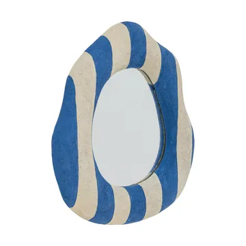 Travis wall mirror 39.5x38.5 cm - Blue - Bloomingville
