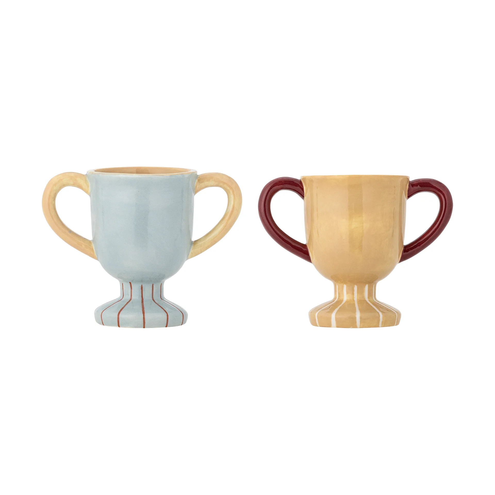 Trophy cup 2-piece, Blue Bloomingville